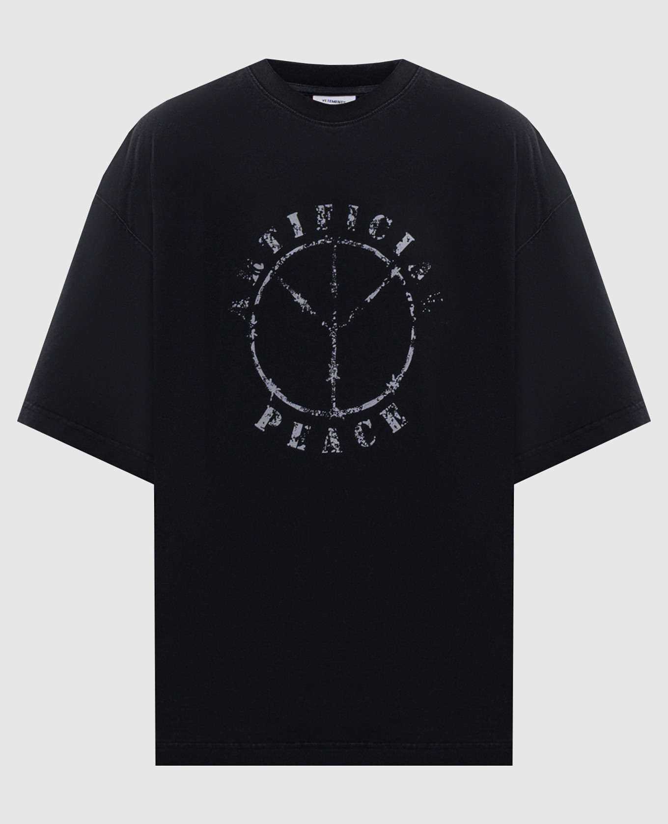 Black T-shirt with print Vetements