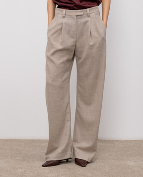 Brunello Cucinelli Beige wool pants MP550P9026