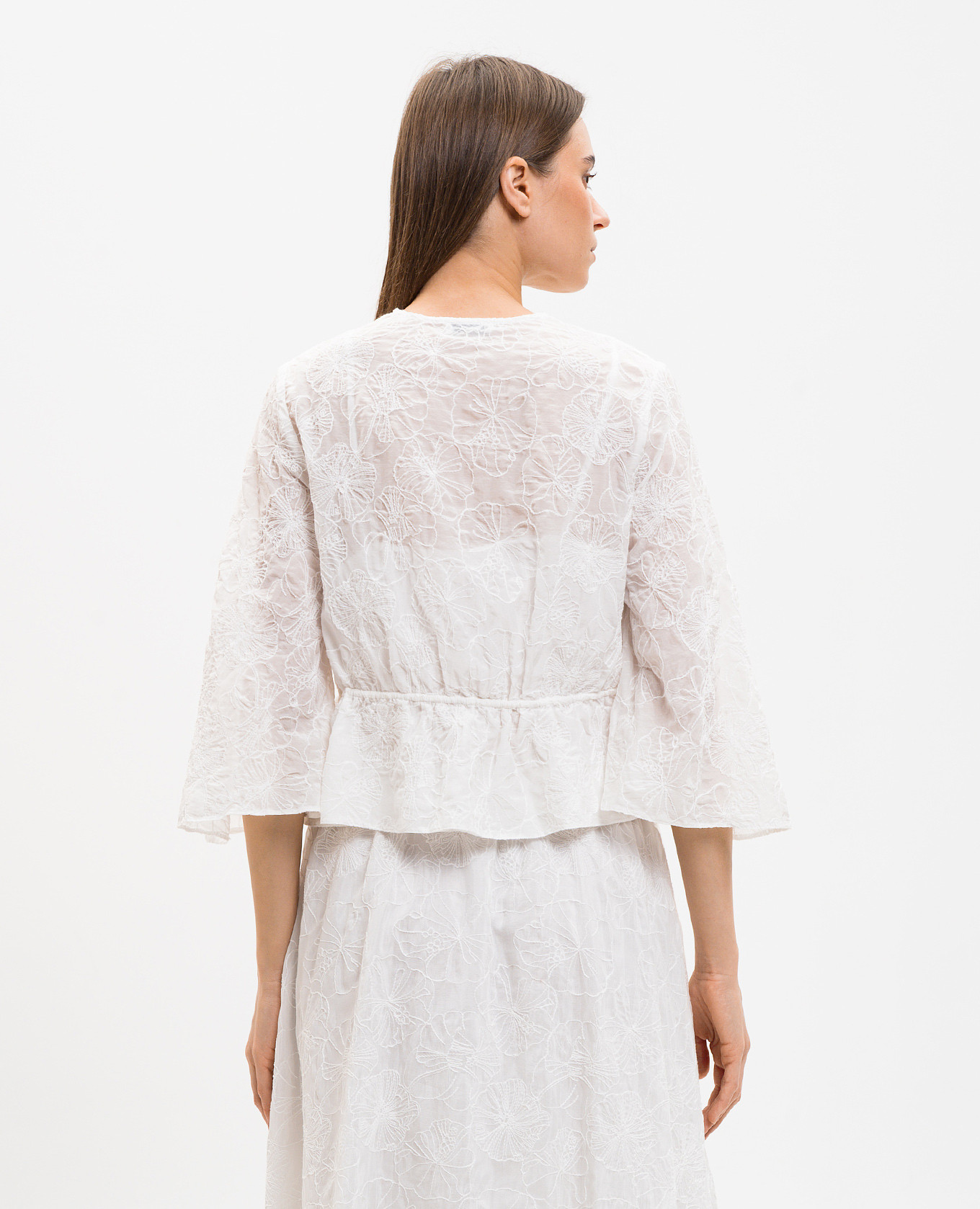 White silk blouse Ballantyne 4