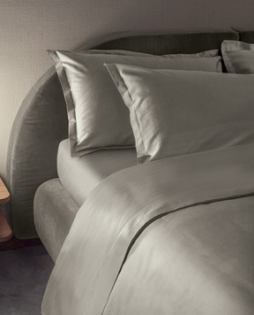 Fazzini Grey TRECENTO cotton bedding set TRC2COCO155X200RS125