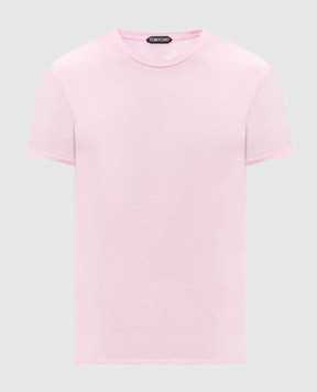 Tom Ford Pink silk t-shirt JCS026JMC084