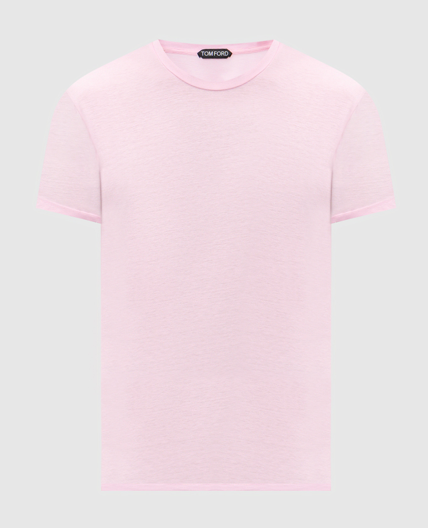 Pink silk t-shirt