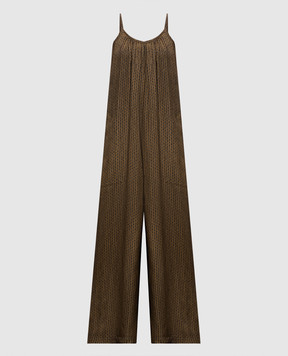 UMA WANG Brown Paul jumpsuit UW3053