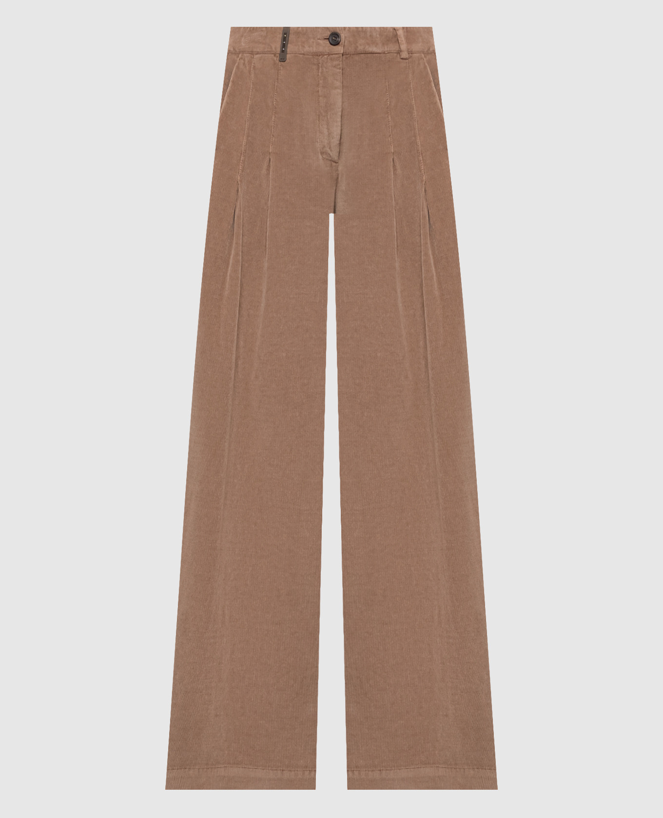 Beige corduroy pants Peserico