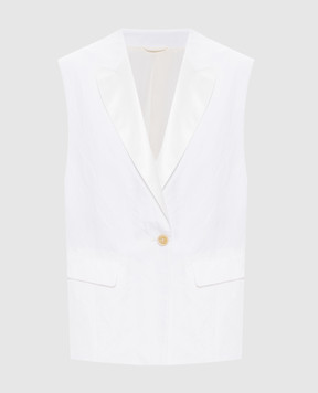 Brunello Cucinelli White jacket with linen M0Y027229