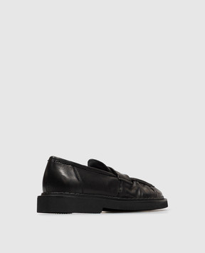 Sturlini Black leather loafers U2350