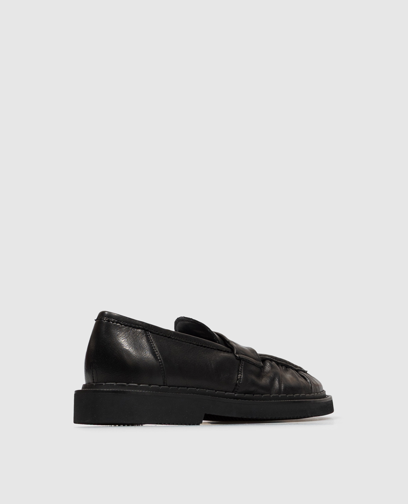 Black leather loafers Sturlini 3