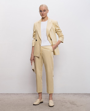 Max & Co Beige double-breasted jacket MCOGIRAFFA