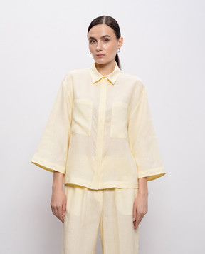 Peserico Yellow linen shirt S0600202647