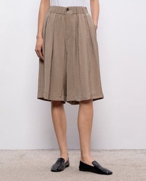 UMA WANG Beige Bermuda shorts Poela UW3014