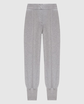 Peserico Grey wool joggers P04375J03122A