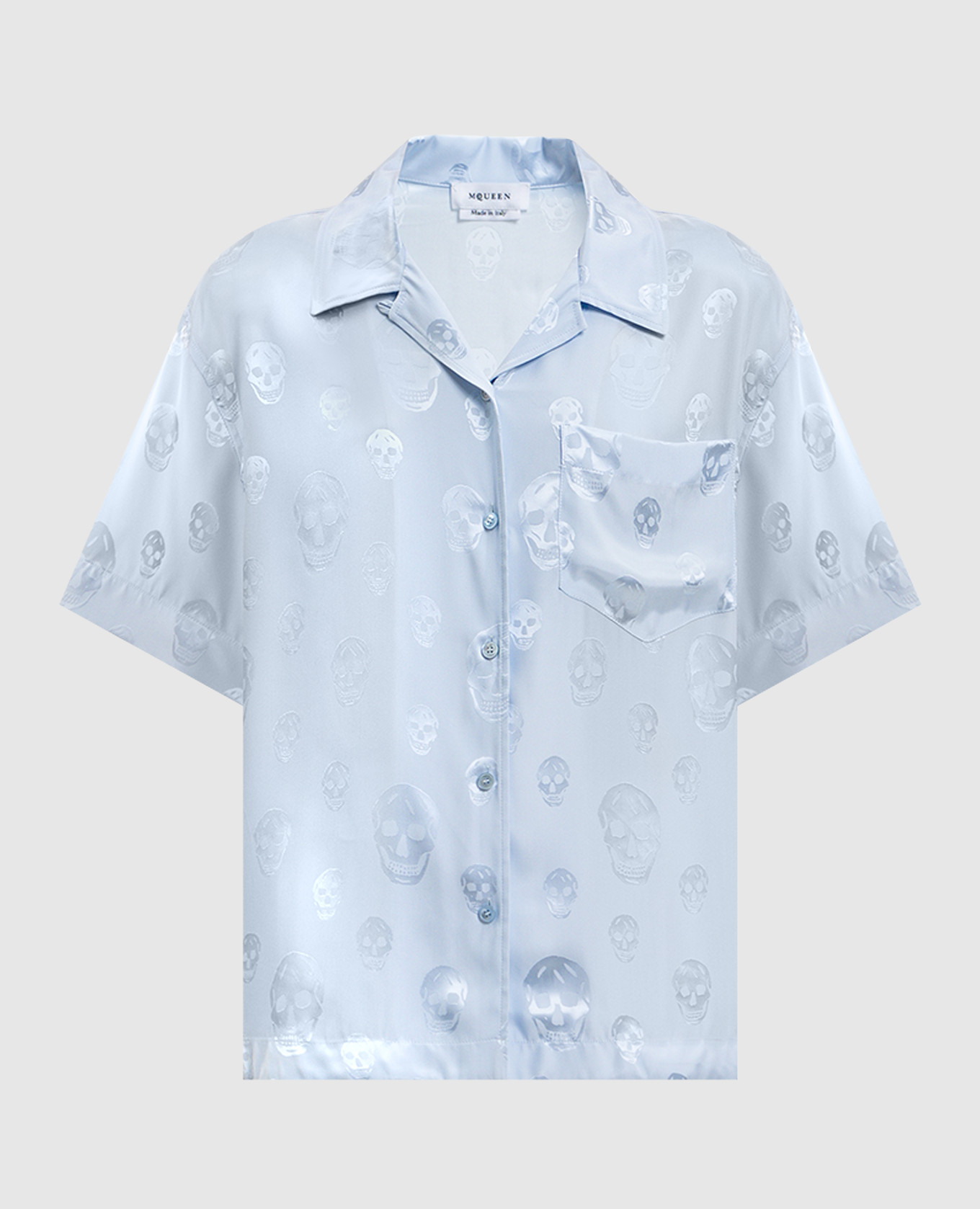 Blue Skull Shirt