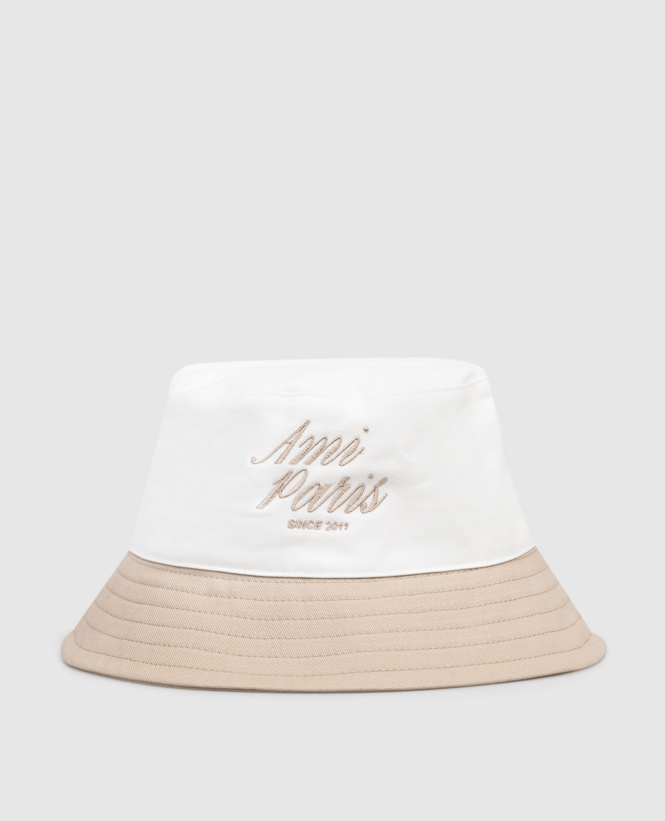 

White Panama with logo embroidery Ami Paris