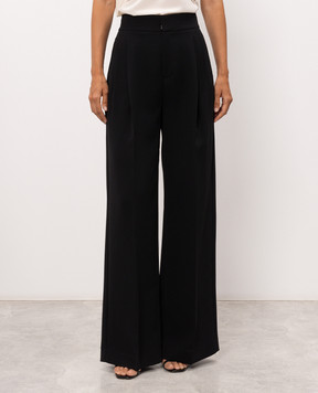 Twinset Black pants with textured logo 262TP2047