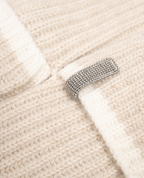 Brunello Cucinelli Beige cashmere gloves M12504999