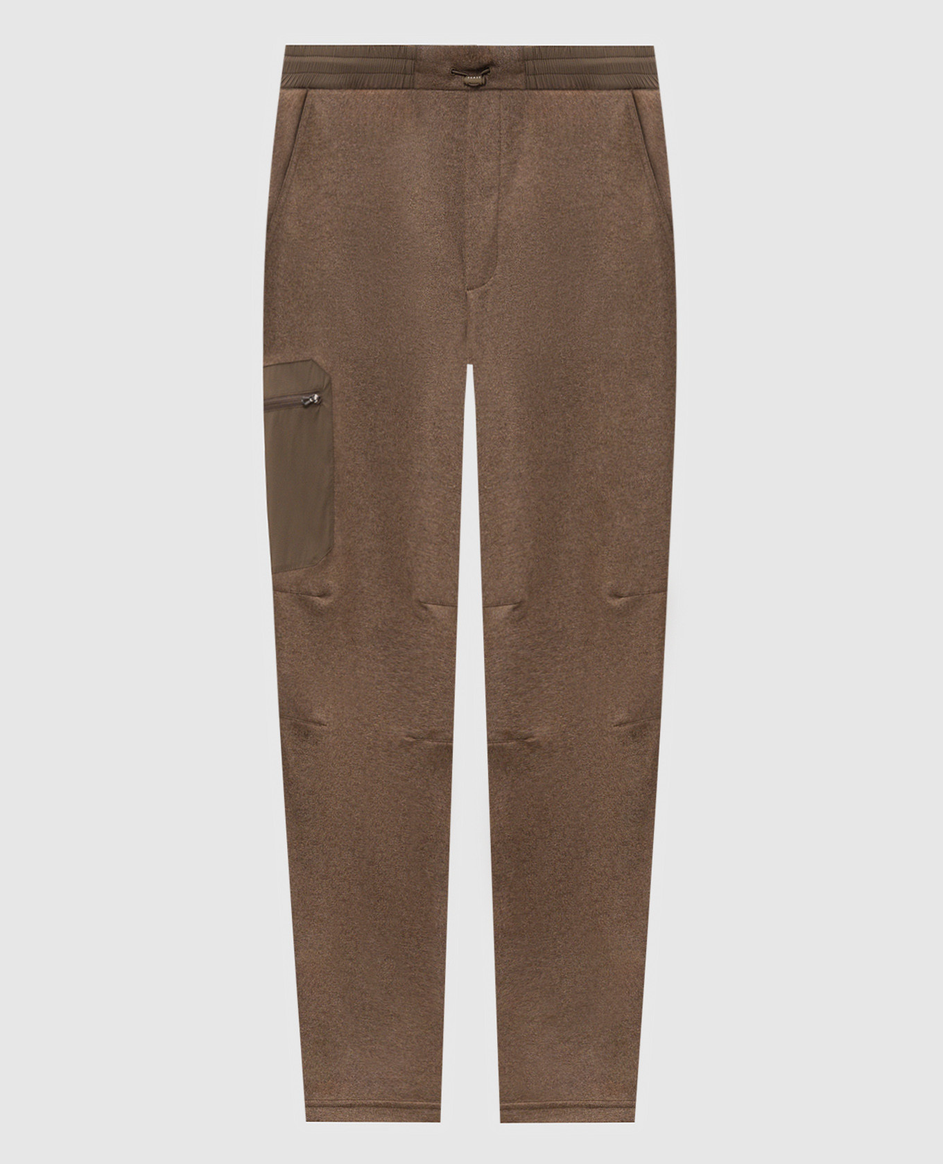 Brown cashmere pants