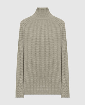 Allude Green cashmere and silk sweater 26577092