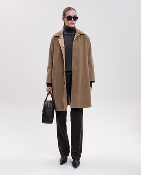 The Row Etoli reversible khaki coat R000251W4923