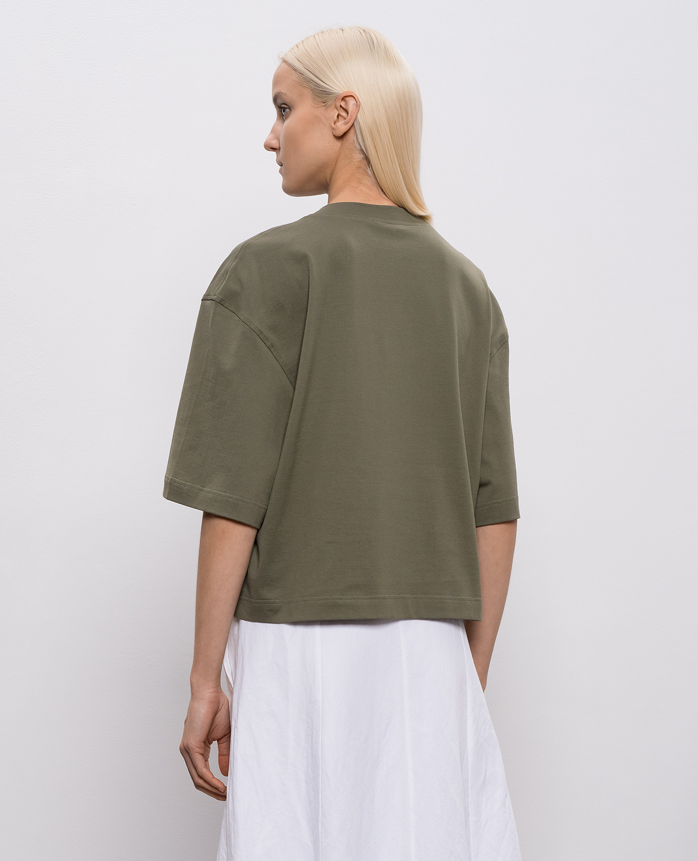 Khaki T-shirt Brunello Cucinelli 4