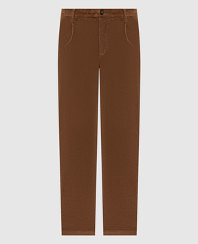 Canali Brown corduroy pants PT01657D91605