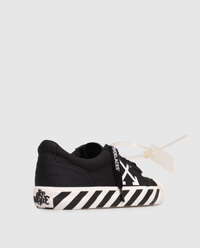 Off-White Black Vulcanized Undercut Sneakers OWIA28QC99FAB001