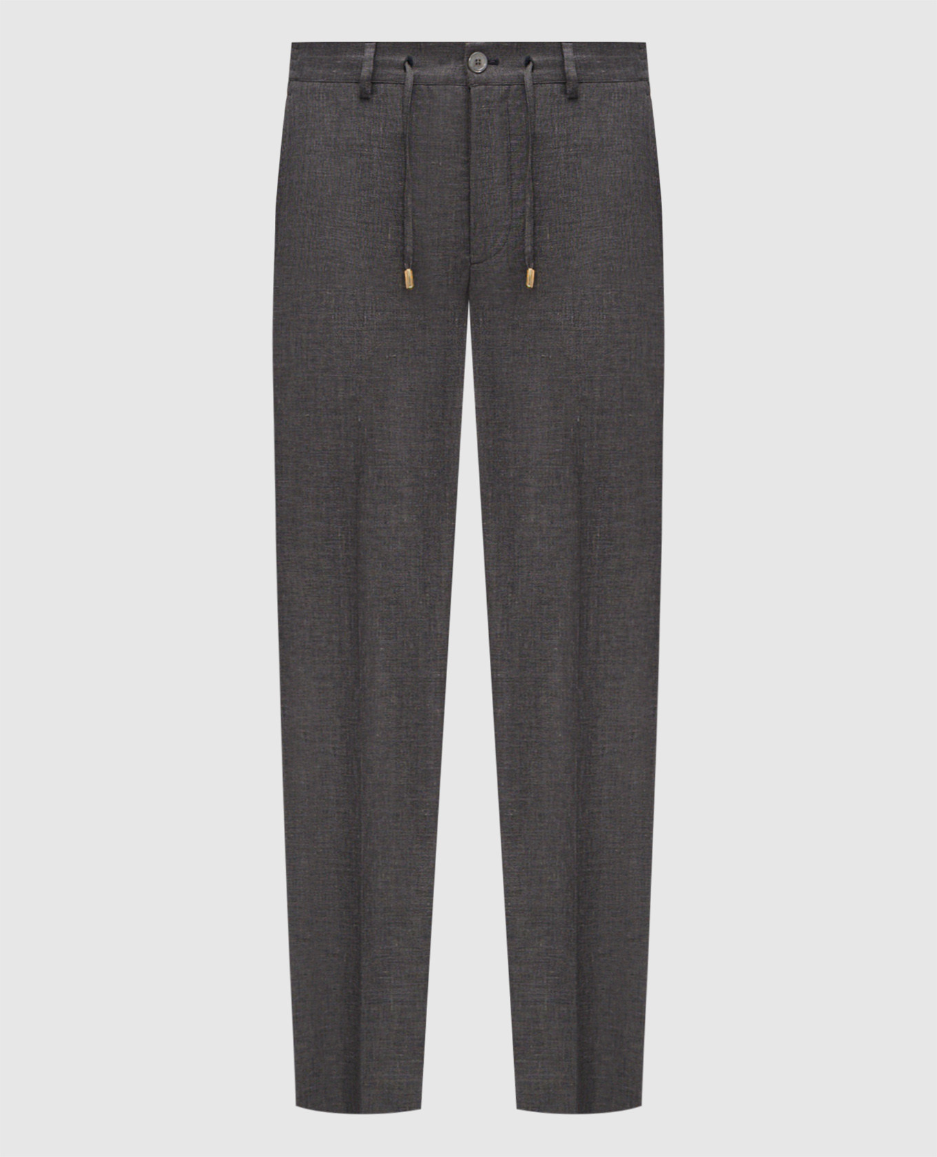 

Gray linen, wool and silk pants Stefano Ricci, Grey