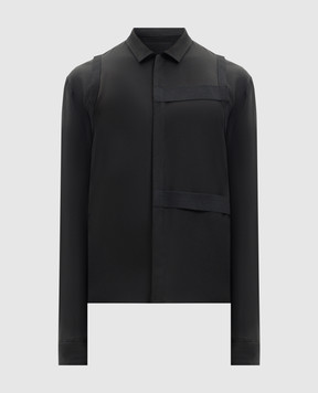 Heliot Emil Black Sinew shirt M05074