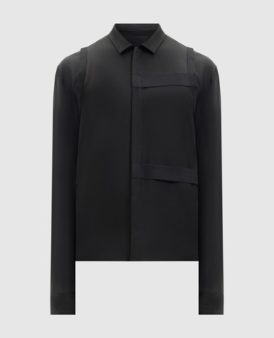 Juun.j - Black leather jacket JC413ZP115 - shop with European
