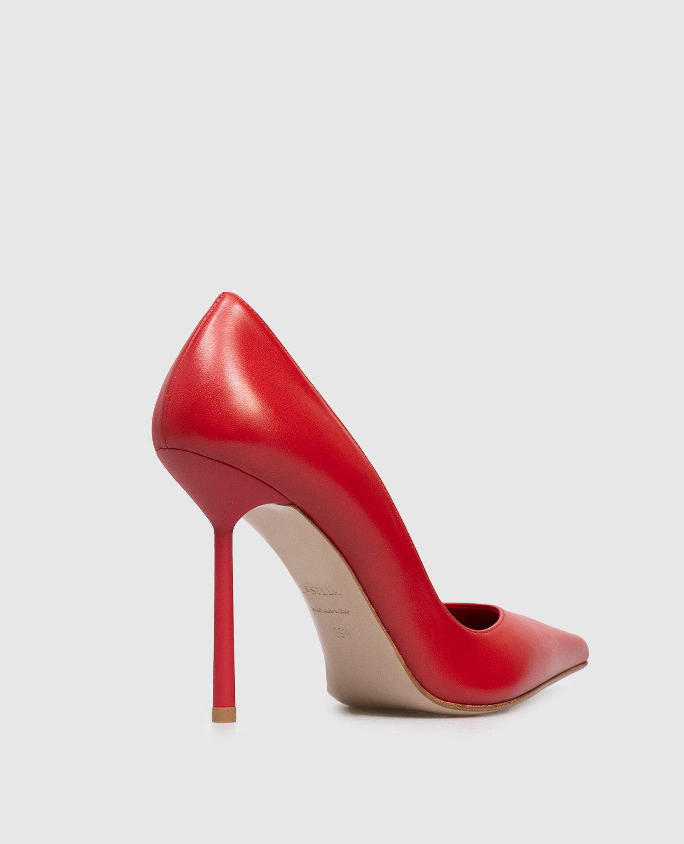 

Red leather shoes BELLA Le Silla