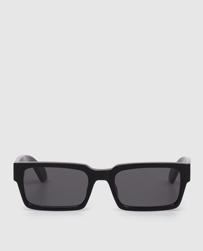 Off-White Black HUNTINGTON sunglasses with logo OW1032100755