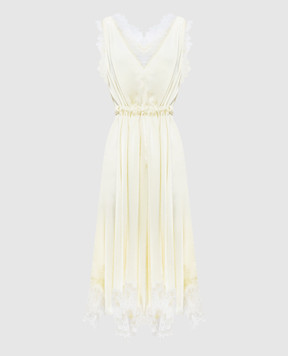 3.1 Phillip Lim Yellow dress with lace S26191100SKY