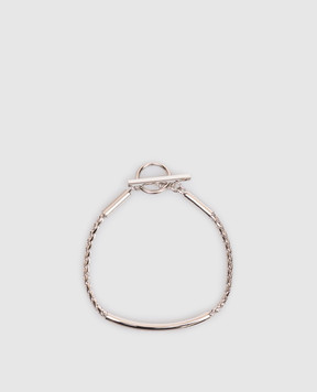 Saint Laurent Silver bracelet with logo engraving 779023Y1500