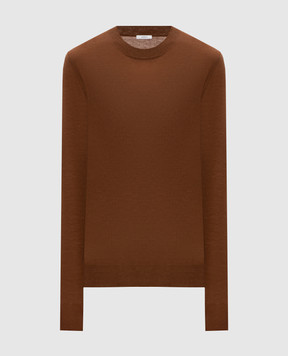 JOSEPH Cashair brown cashmere jumper JF009539