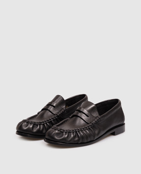 Saint Laurent Black leather loafers 81890825VAA