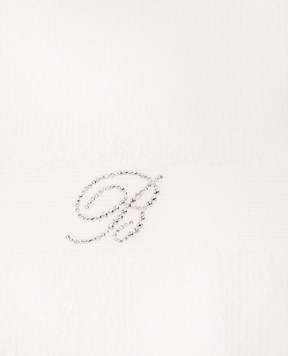 Blumarine Home Set of white terry towels Risveglio with crystals 5 pcs W0000250021