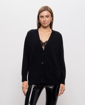 Dolce&Gabbana Black wool cardigan FXVDHZJDVGL
