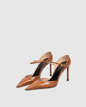 Tom Ford Vertigo Brown Leather Mary Jane Shoes W3895LCL381P