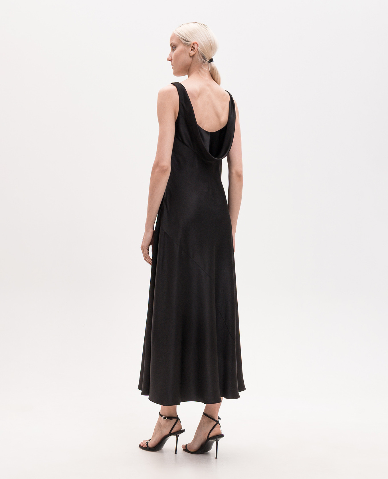 Black silk dress Brunello Cucinelli 4