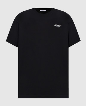 Givenchy Black t-shirt with logo print BM71NK3YSA