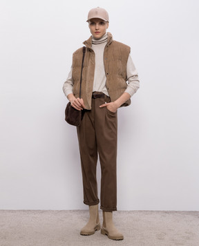 Brunello Cucinelli Beige cashmere turtleneck M12150103P