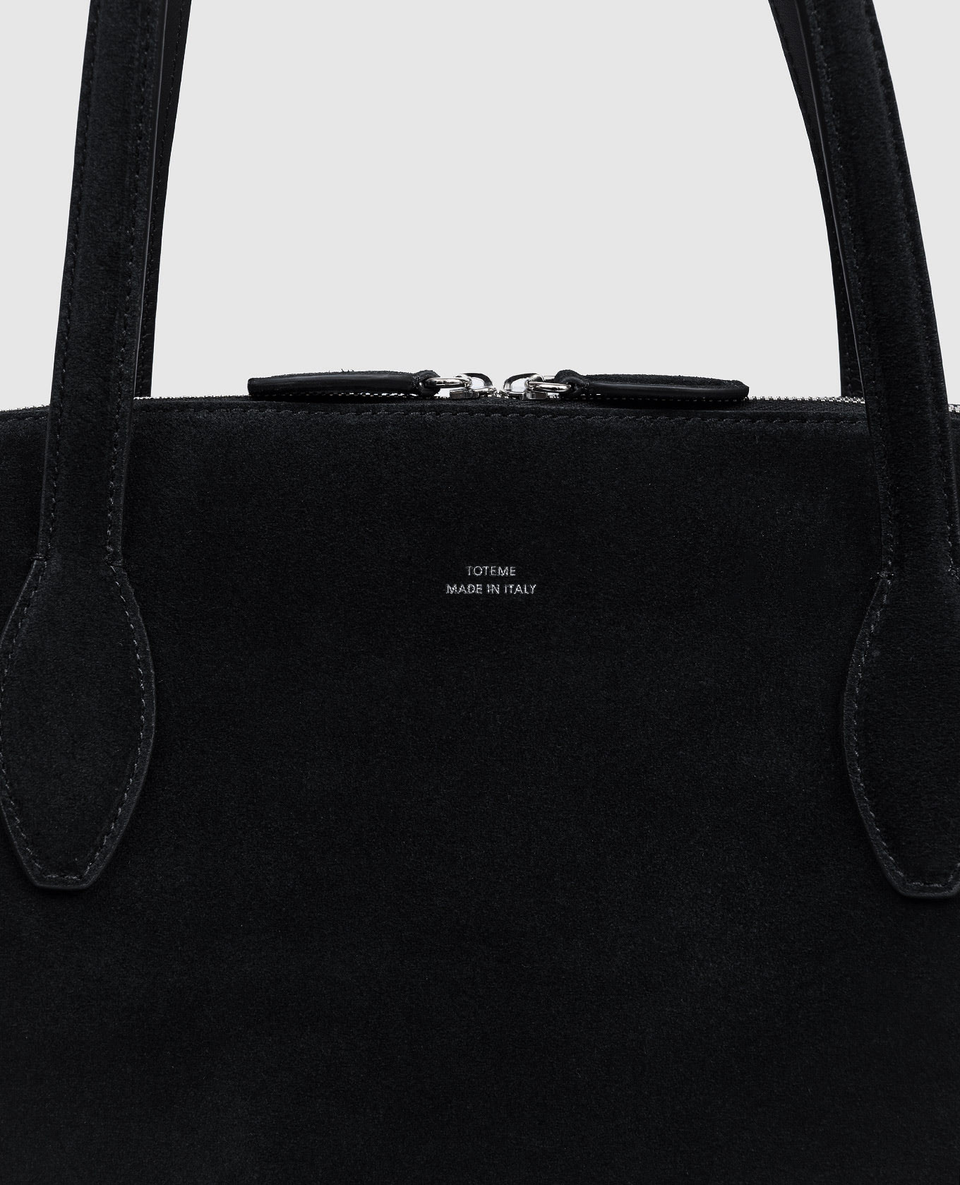 Black suede bag Toteme 4