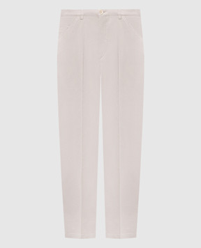 Brunello Cucinelli Beige cotton pants M289LH0660