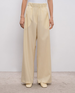Jil Sander Beige wool pants J02KA0383J40171