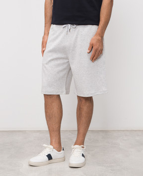 Brunello Cucinelli Grey melange shorts MM8313242G