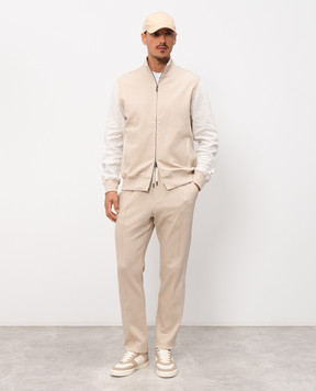 CAPOBIANCO Beige tracksuit with logo engraving 20M458MG00C20M707MG00