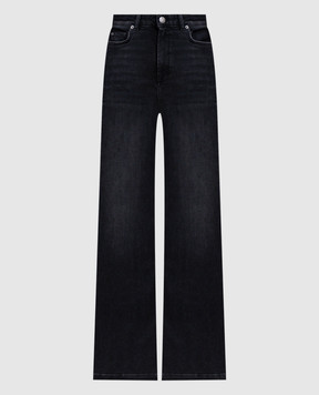 Twinset Grey flared jeans with a distressed effect 262TP2561