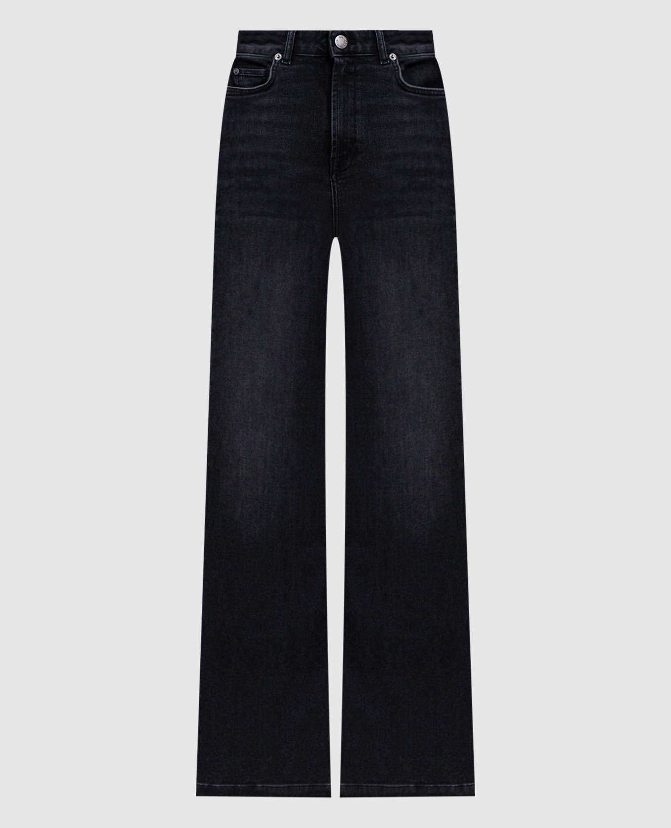 Grey flared jeans with a distressed effect Twinset