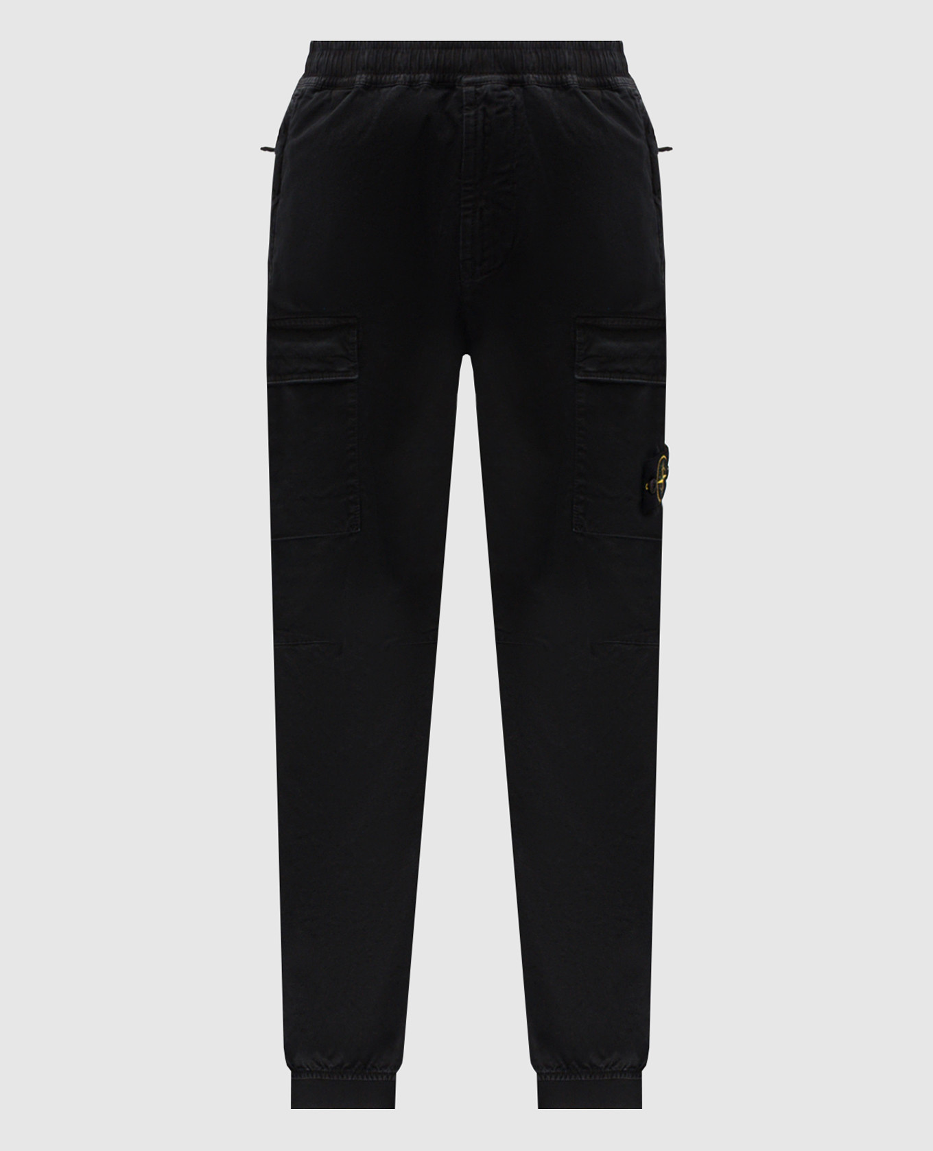 

Black joggers with logo patch Stone Island