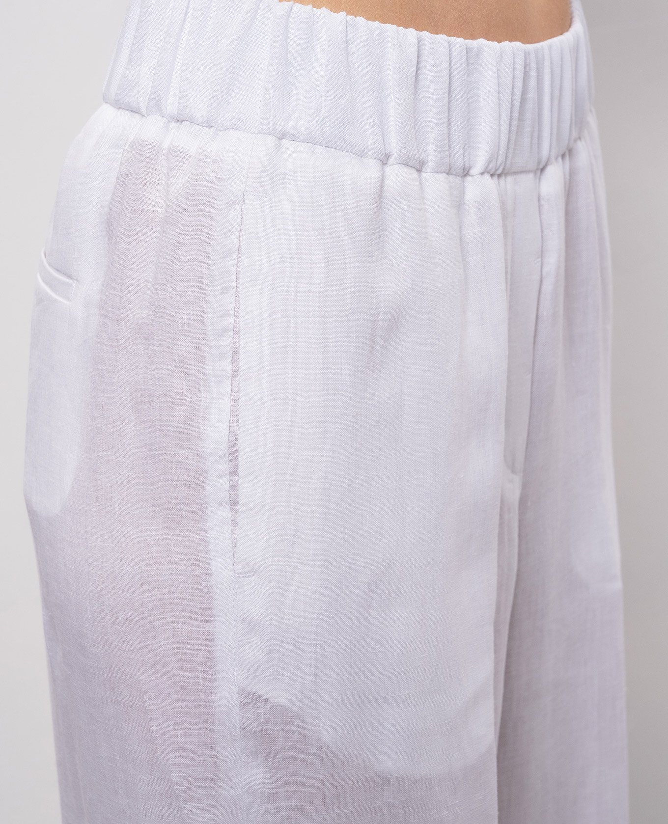

White linen pants Peserico