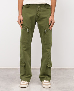 Off-White Khaki cargo jeans OMCE04BF25FAB001